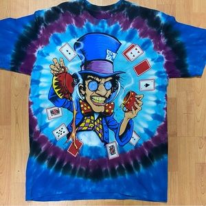 Alice in Wonderland Mad Hatter Men’s Tie Dye Shirt